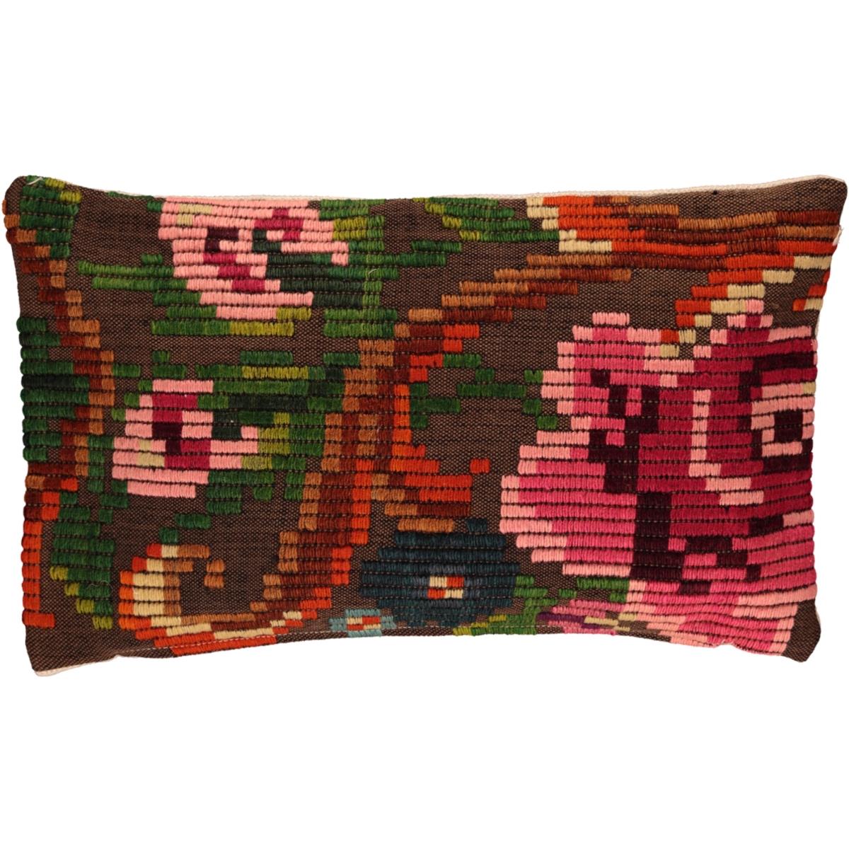 Rose Kelim Cushion Cover Multi Color 31