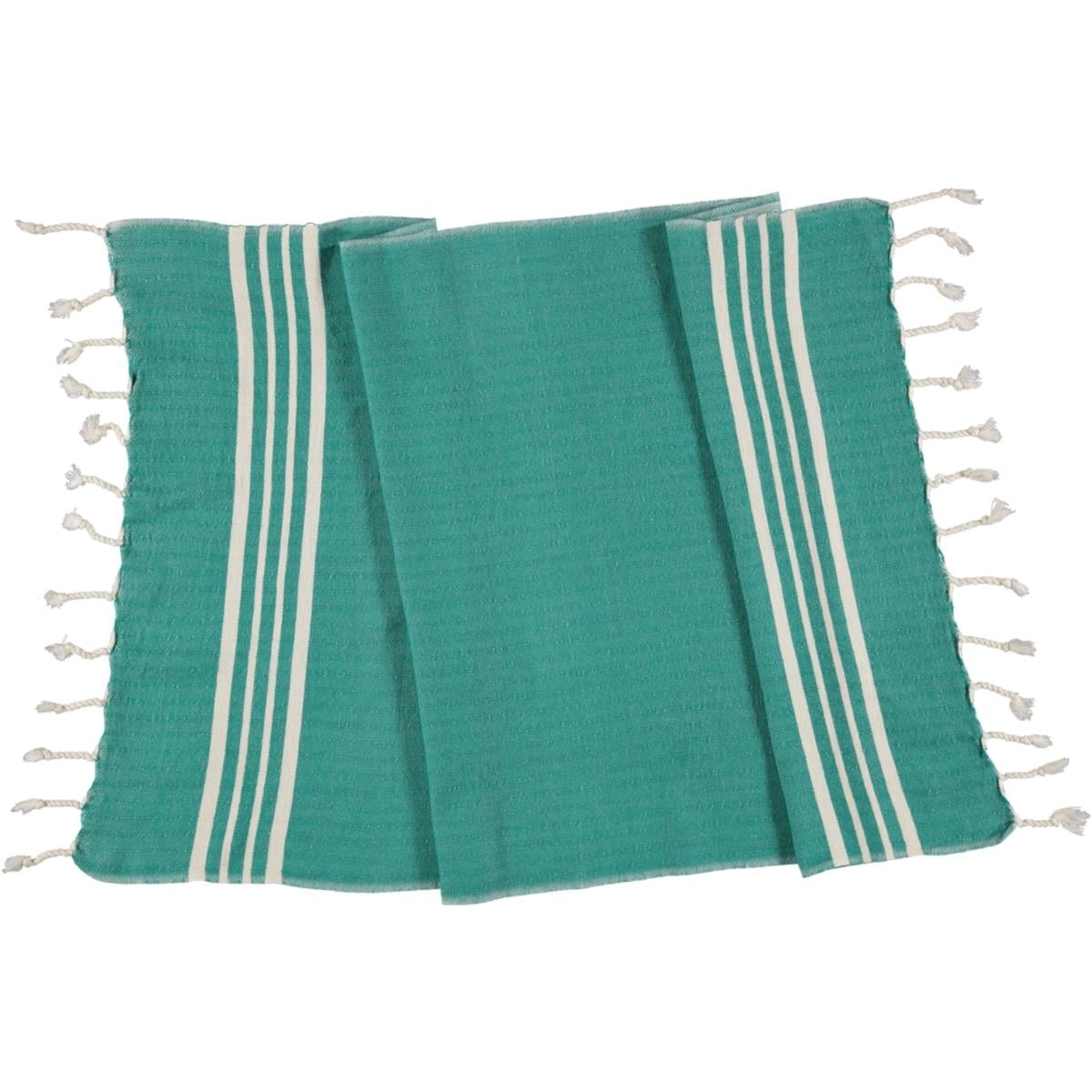 Hand Towel Krem Sultan Peshkir Fanfare Green