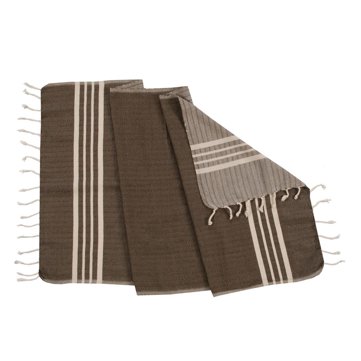 Hand Towel Krem Sultan Peşkir Haki