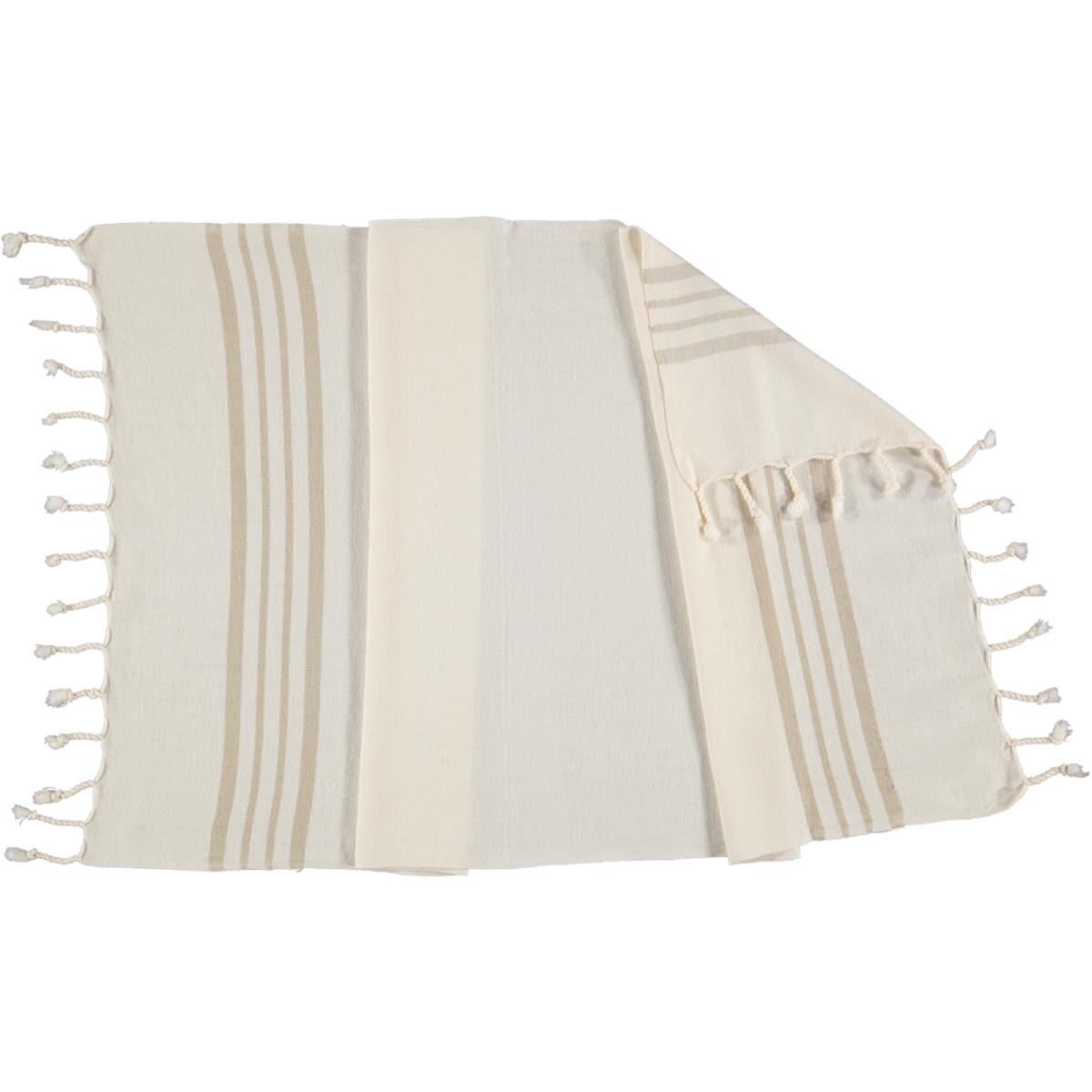 Hand Towel Krem Sultan Peshkir Natural - Beige