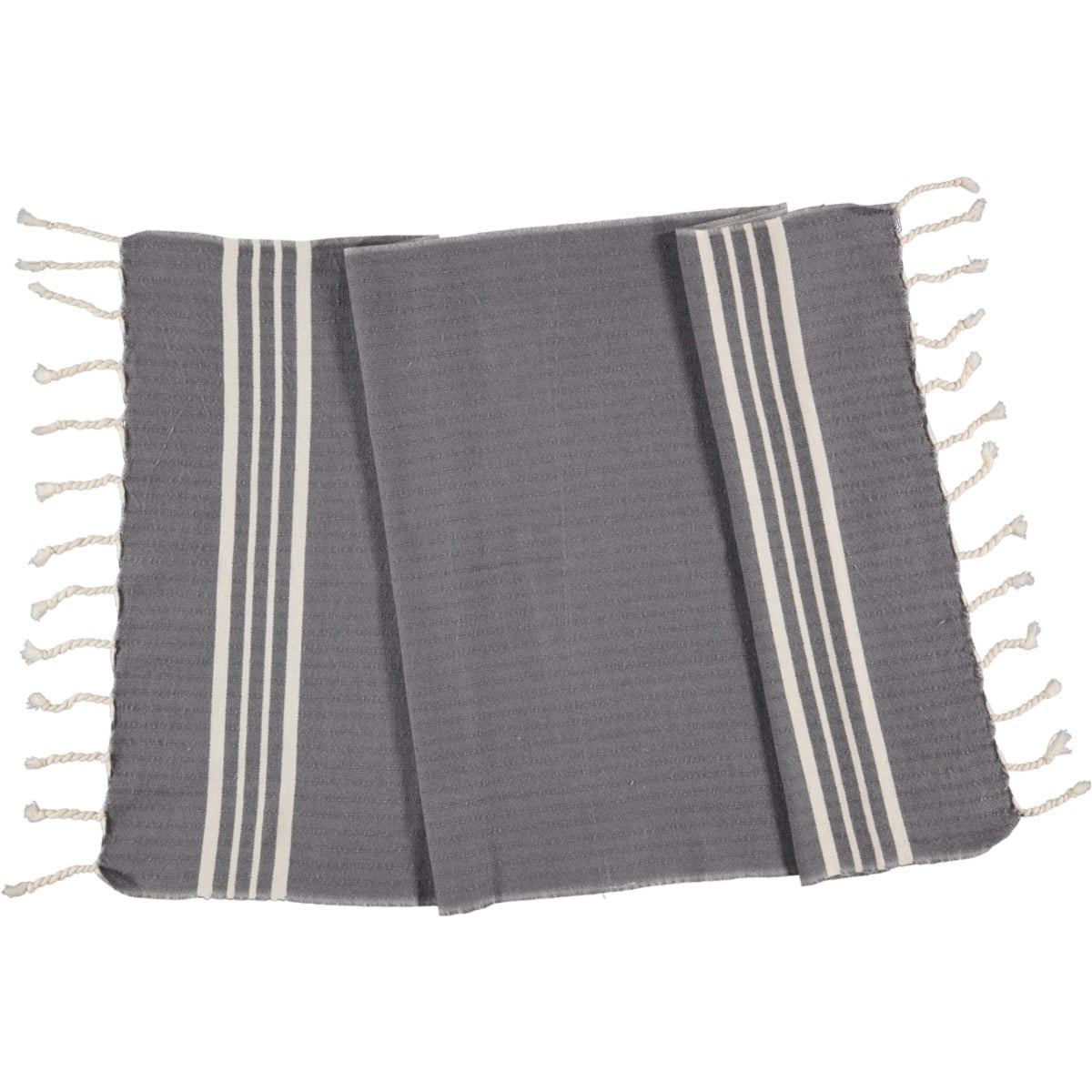 Hand Towel Krem Sultan Peshkir Dark Grey