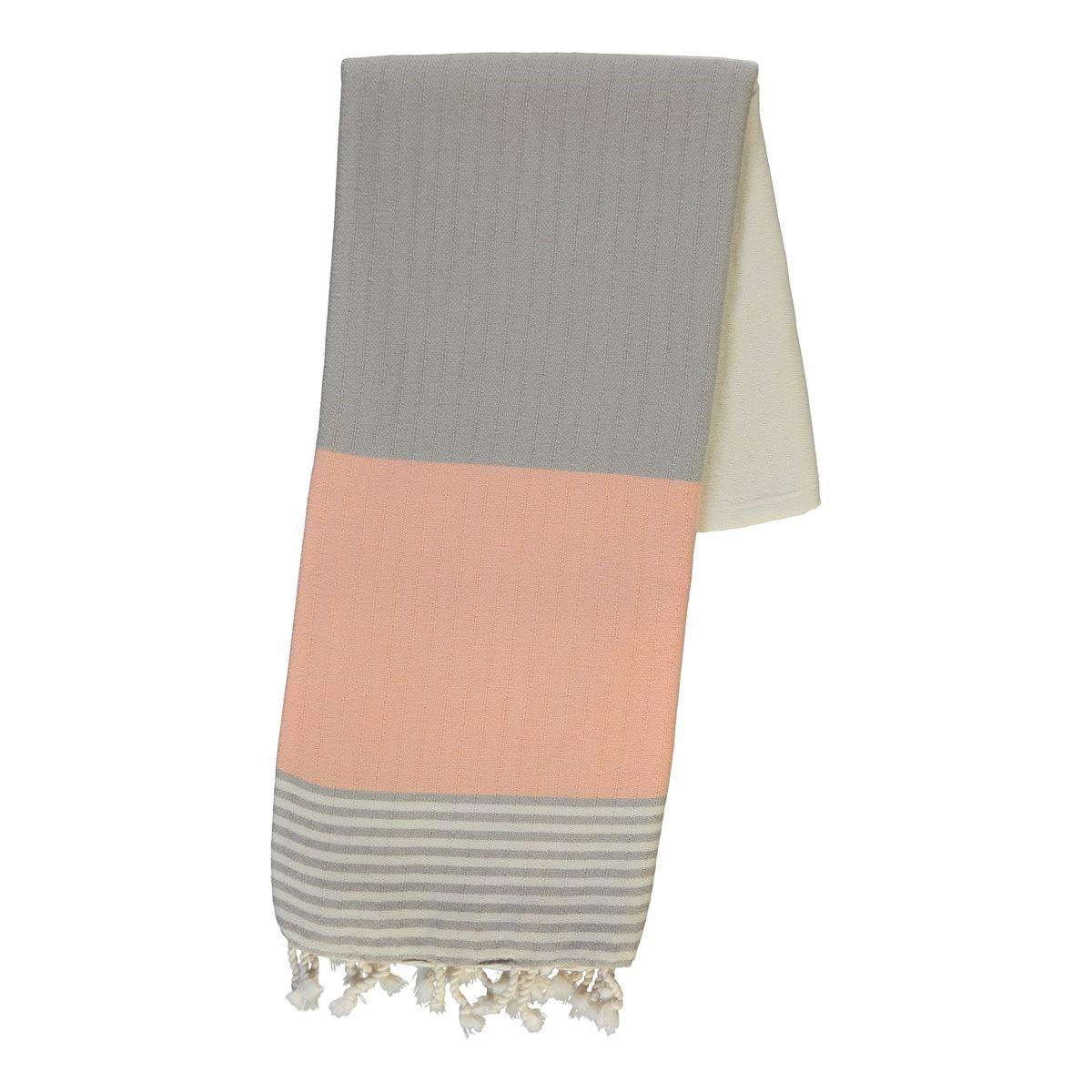 Twin Sultan Peshtemal Taupe - Melon - Natural