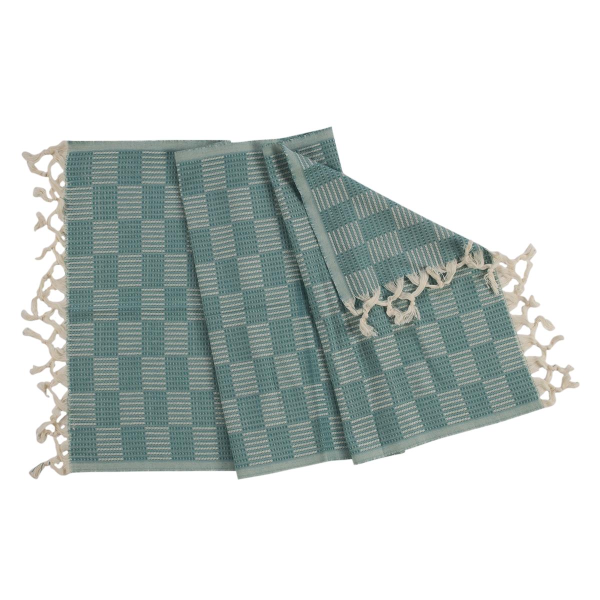Square Peshkir Fanfare Green