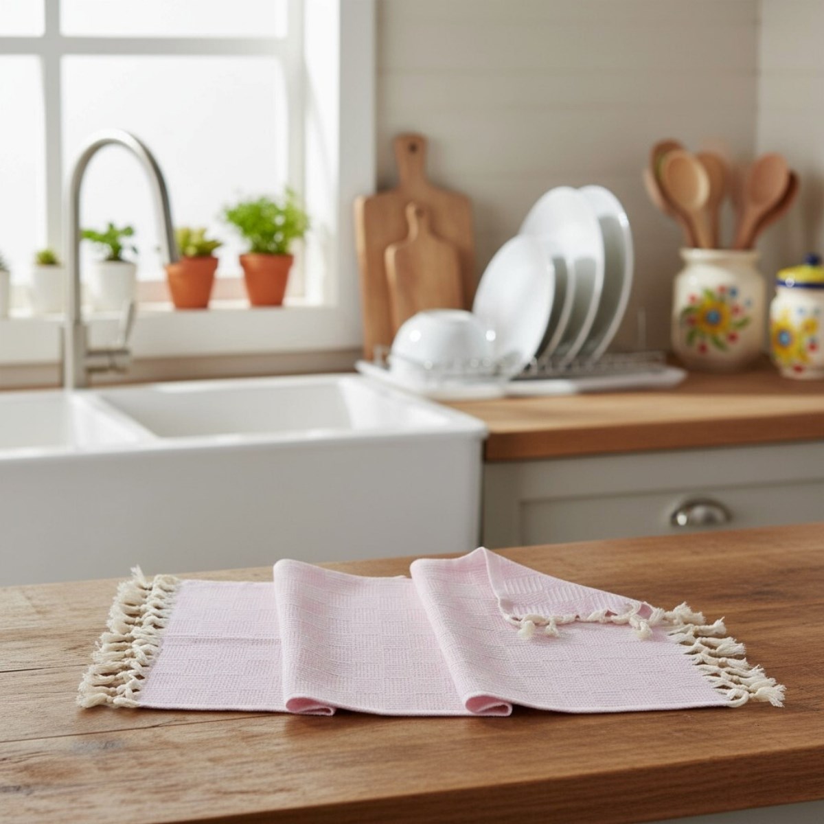 Square Peshkir Pink