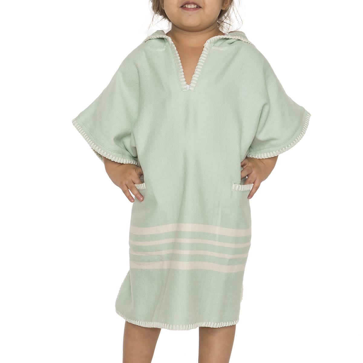 Krem Sultan Kids Poncho Mint Green