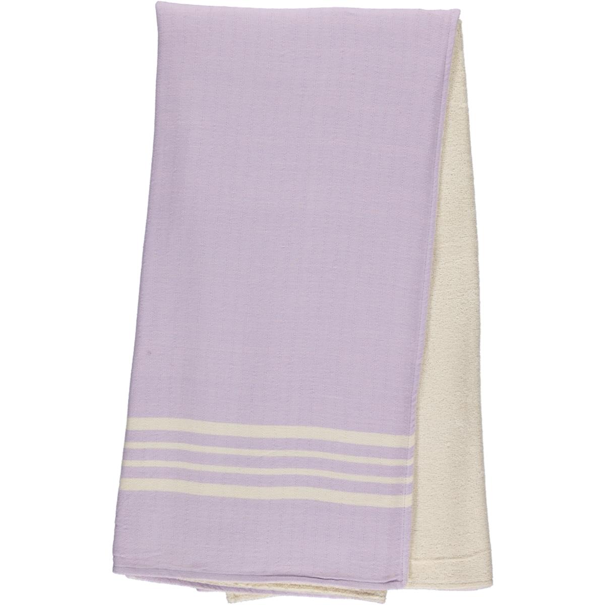 Krem Sultan Peshtemal with Towel Light Lilac