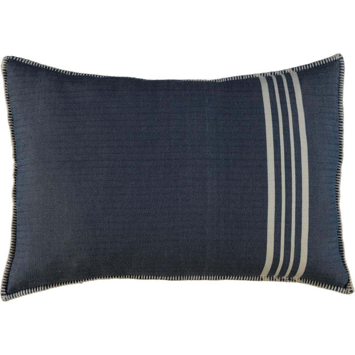 Krem Sultan Klasik Yastık Kılıfı Lacivert