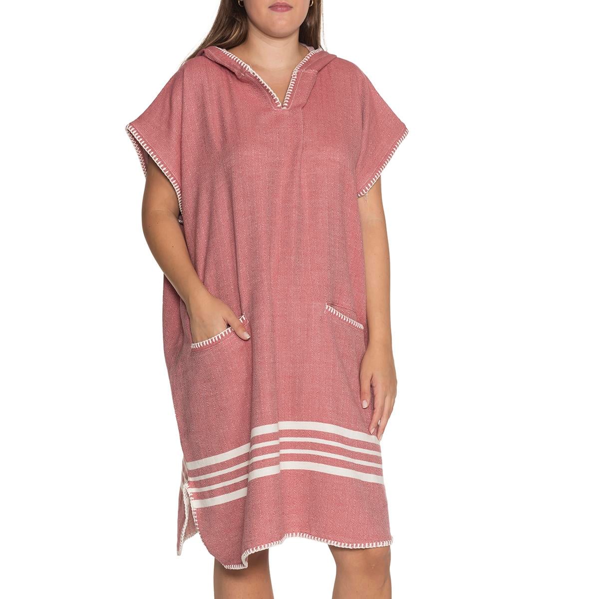Krem Sultan Poncho Dusty Rose