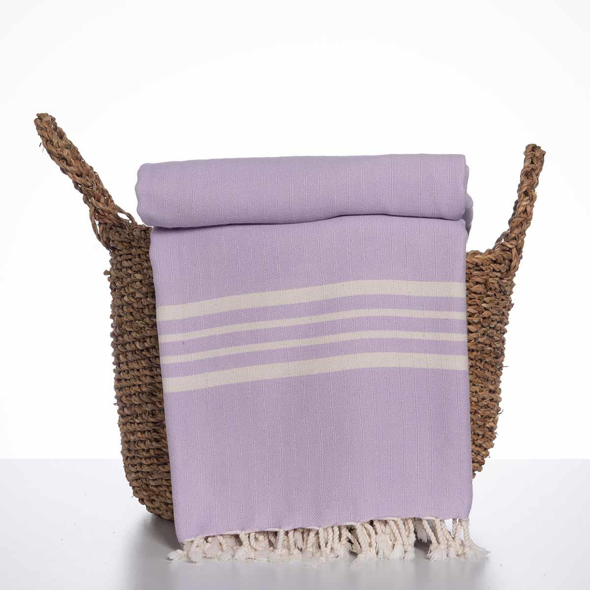 Krem Sultan XL Throw Light Lilac