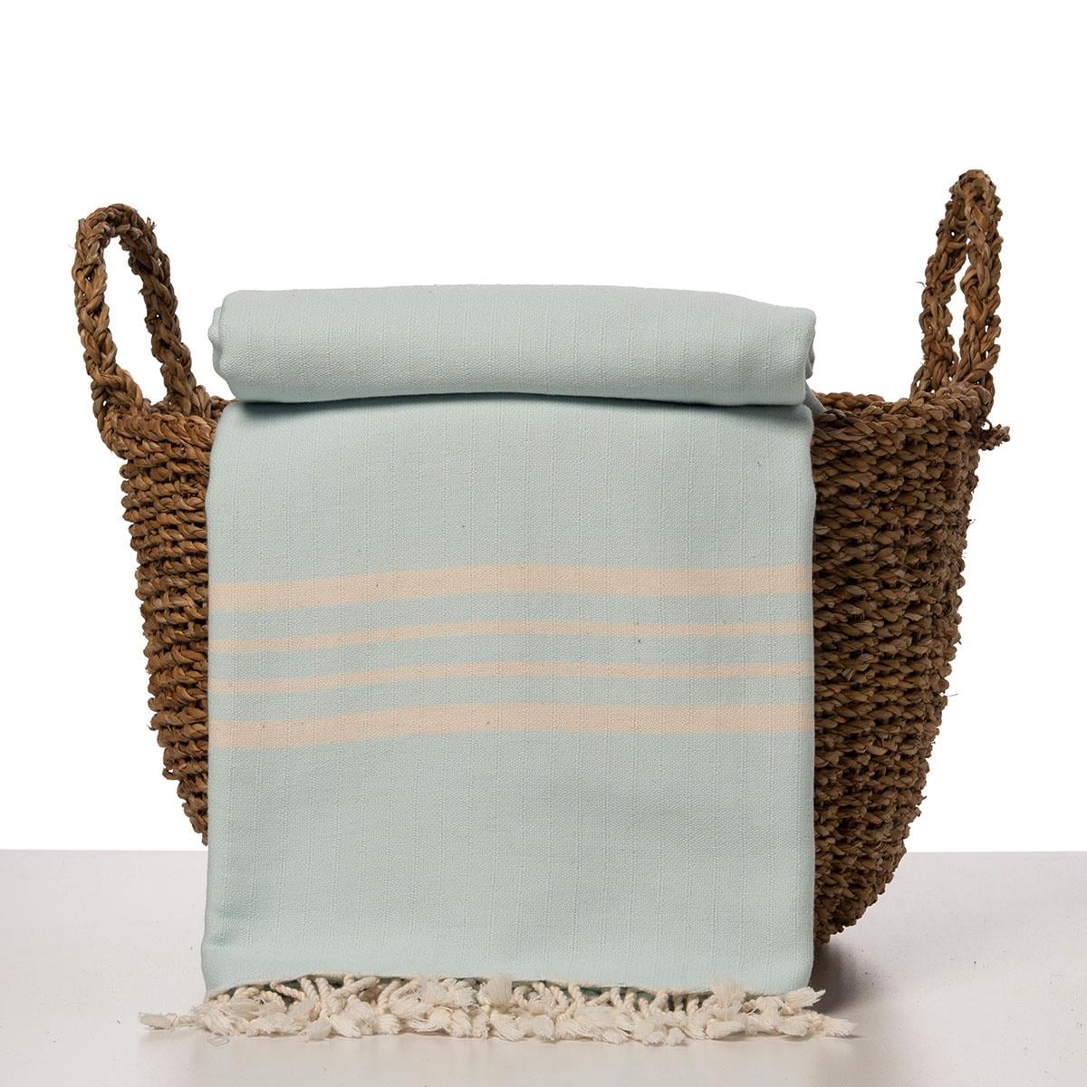 Krem Sultan XL Throw Ice Blue