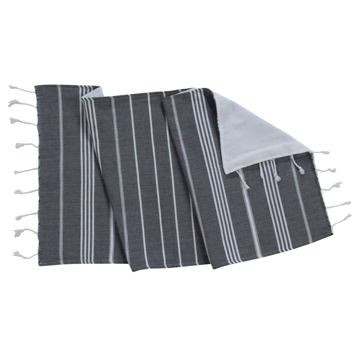 Leyla Peshtemal with Towel Black