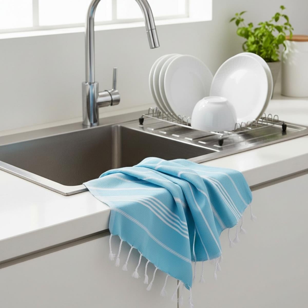 Leyla Peshkir Turquoise