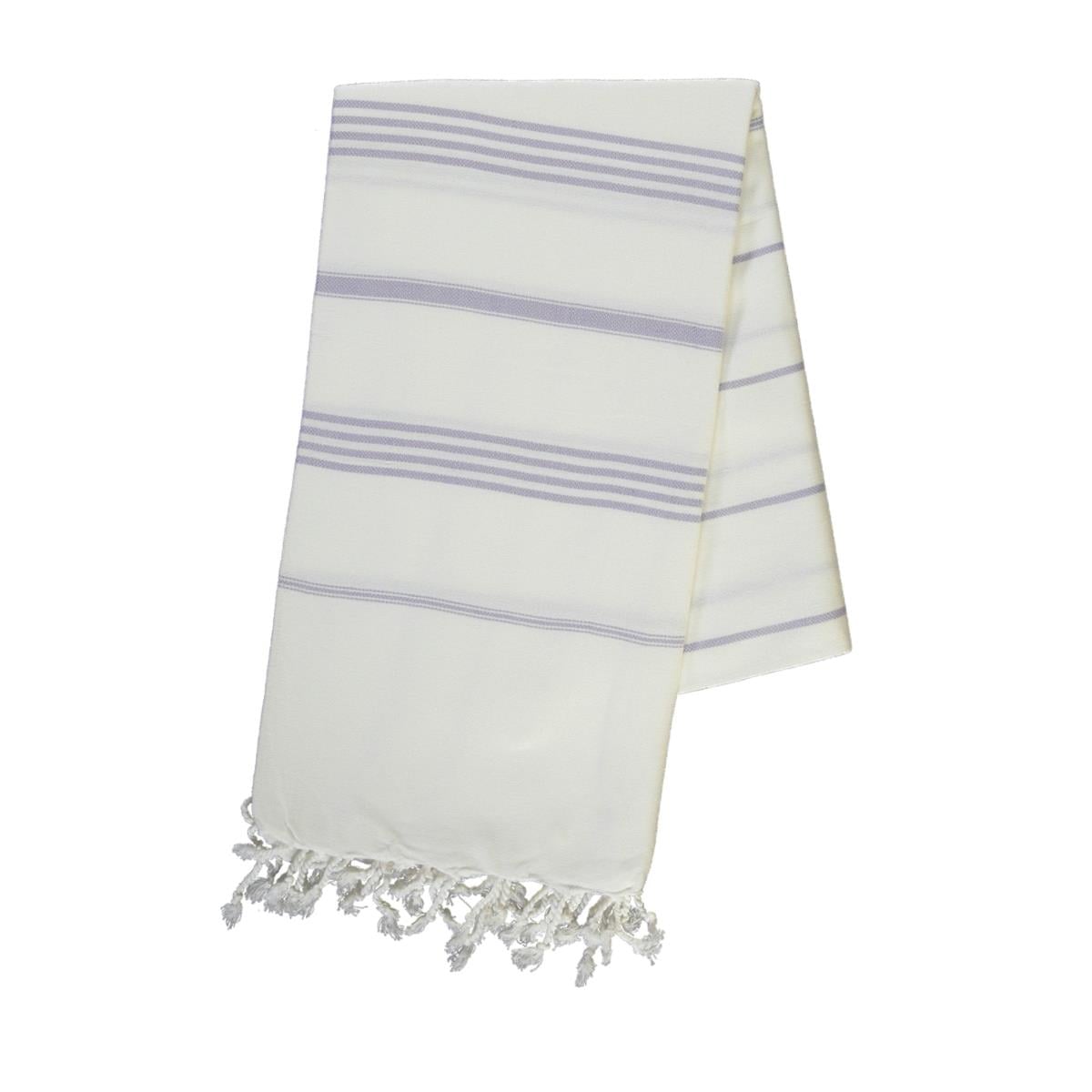 Leyla Peshtemal White - Lilac
