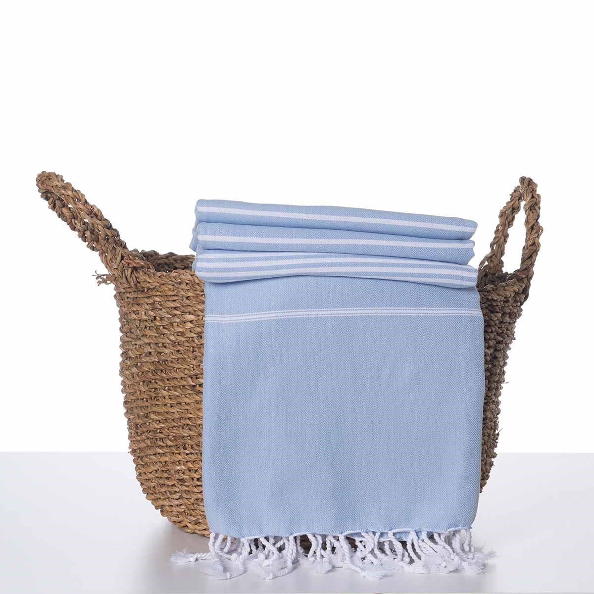 Leyla XL Throw Light Blue