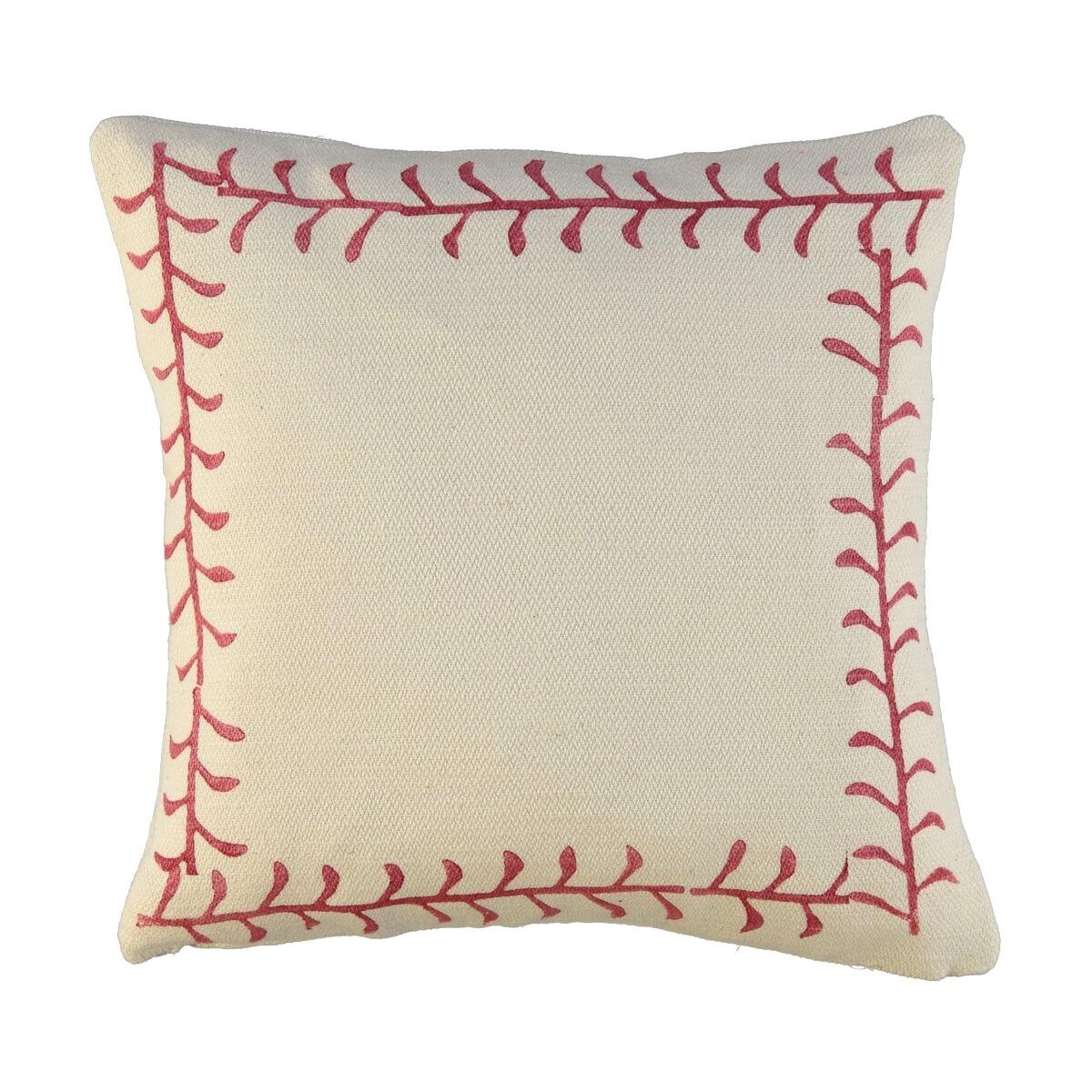 Peri Classic Cushion Cover Natural - Bordeaux