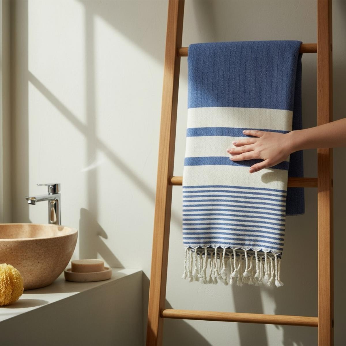 Nature Peshtemal Royal Blue