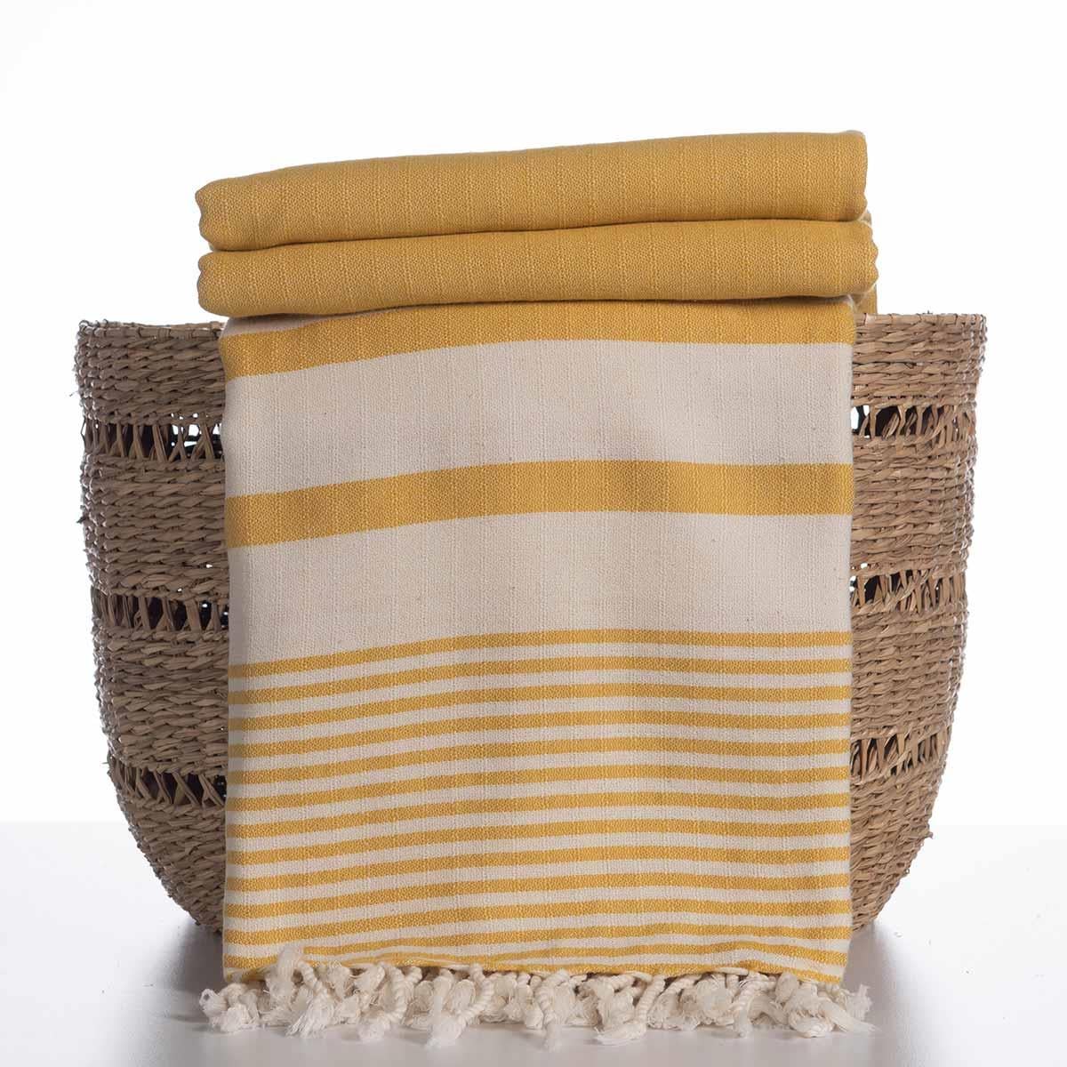 Tabiat XL Throw Yellow