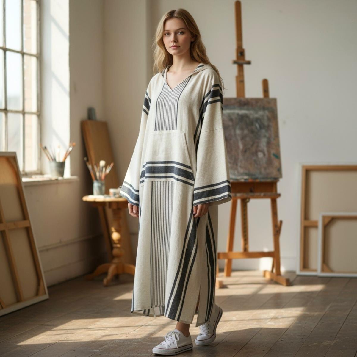 Karaket Tunic Tunic Natural - Black