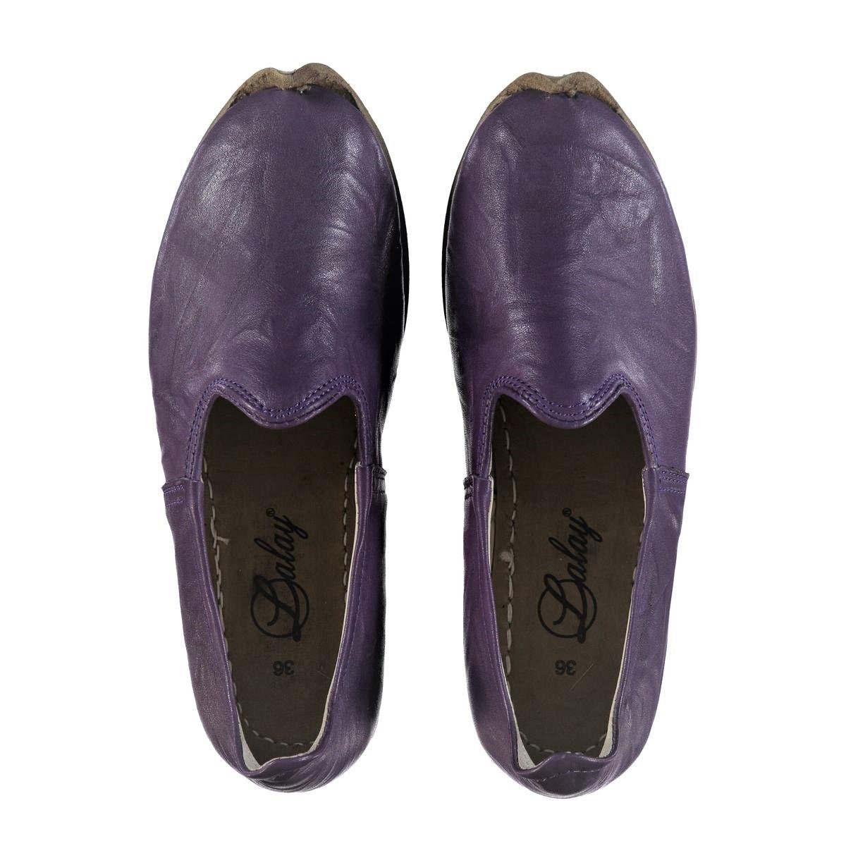 Traditional Shoes Dark Purple