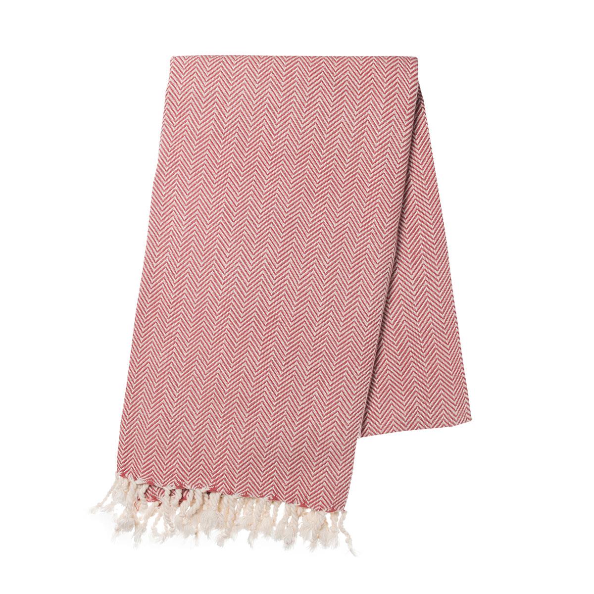 Zigzag Peshtemal Dusty Rose