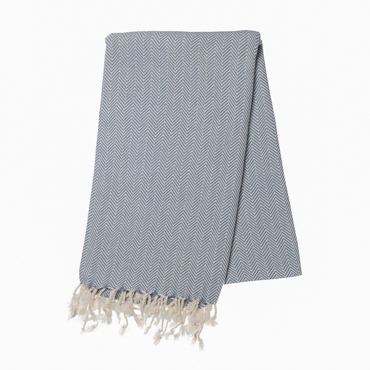 Zigzag Peshtemal Air Blue