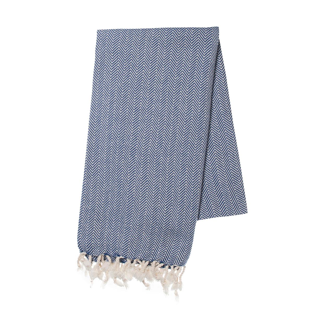 Zigzag Peshtemal Navy