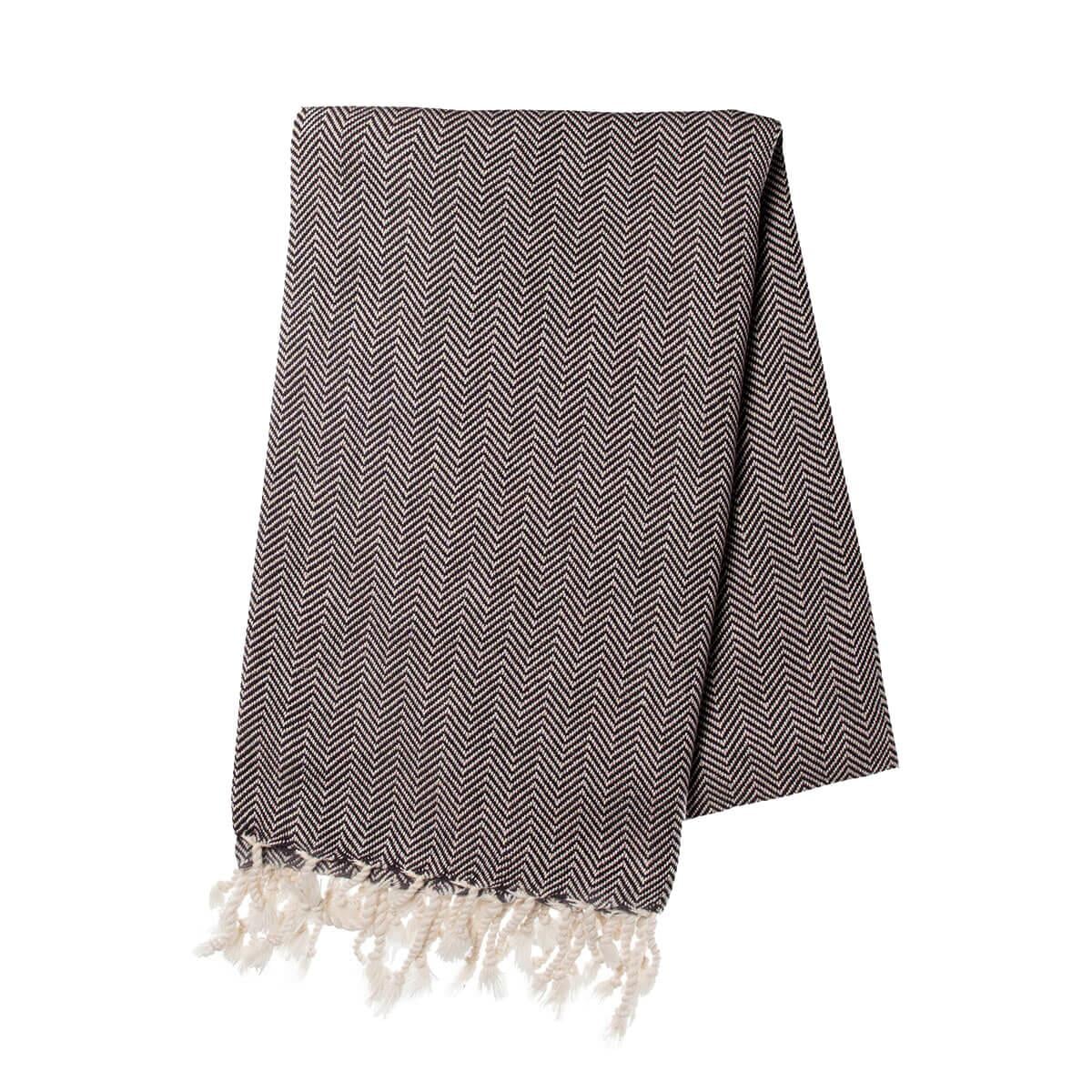 Zigzag Peshtemal Black