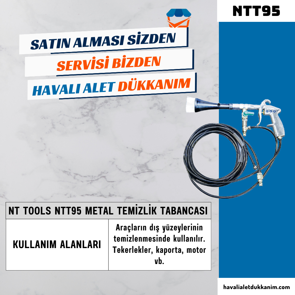 NT Tools NTT95 Metal Temizlik Tabancası