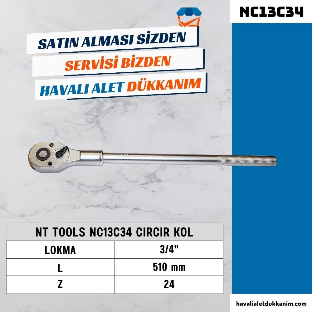 NT Tools NC13C34 Cırcır Kol 3/4