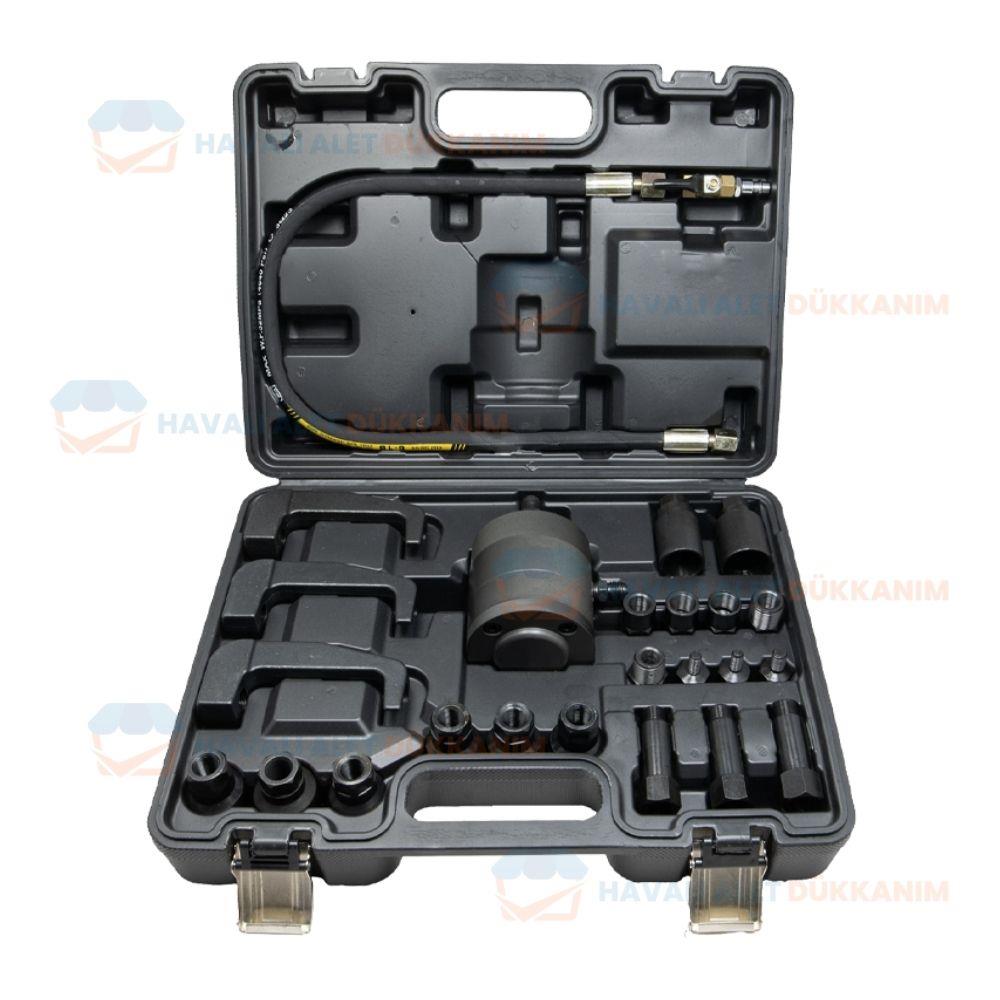 NT Tools NT3501 3 Kancalı Havalı Enjektör Çektirme Seti 24 Parça