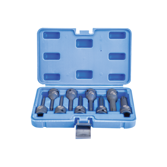 9 Parça 1/2inç Cr-Mo Torx Uzun Lokma Seti
