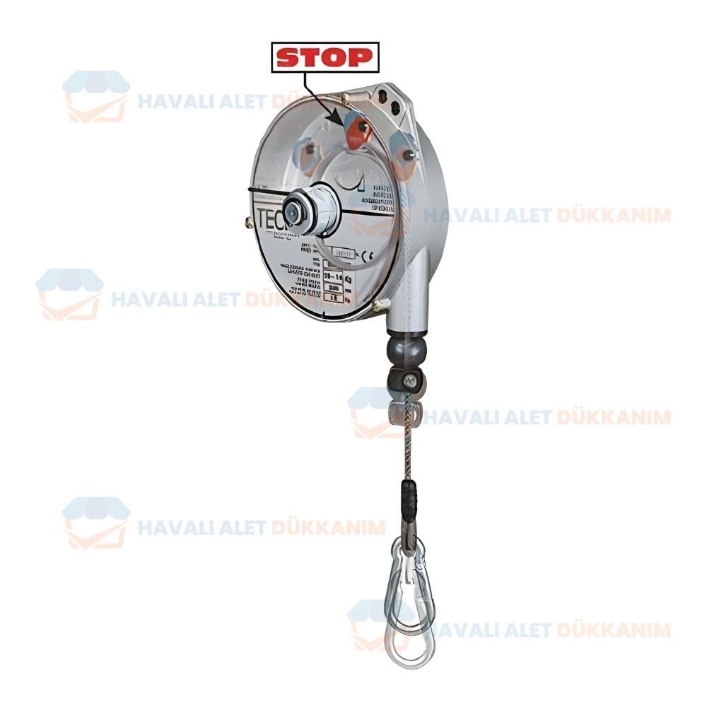 TECNA 9347 Balanser 4 - 6 kg | 2.5 Metre Halat (STOP)