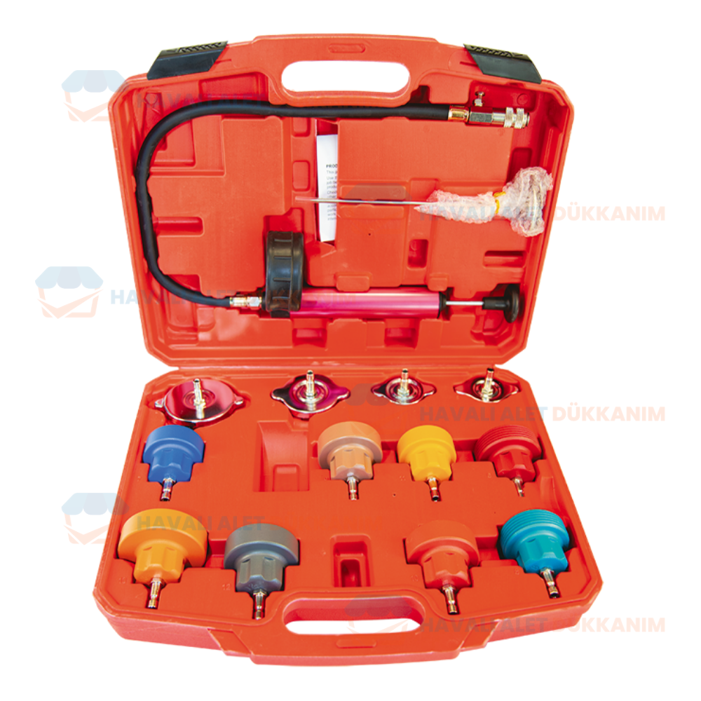 NT Tools NTA1036 14 Parça Radyatör Kaçak Tespit Cihazı