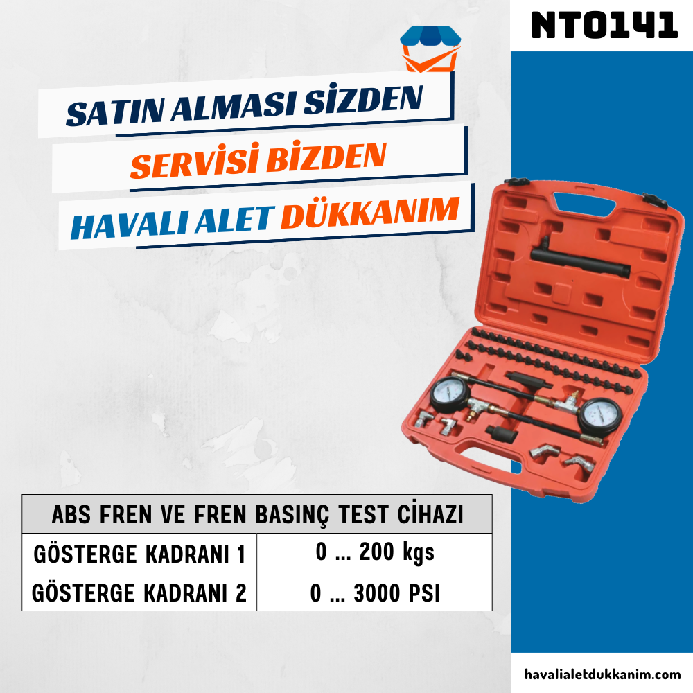NT Tools NT0141 ABS Fren ve Fren Basınç Test Cihazı