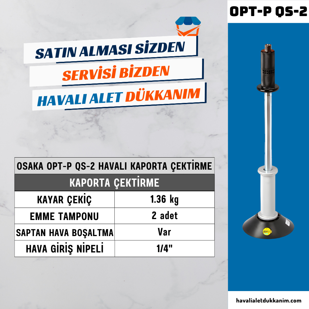 OSAKA OPT-P QS-2 Havalı Kaporta Çektirme