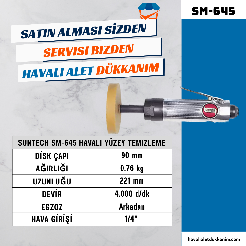 SUNTECH SM-645 Havalı Yüzey Temizleme