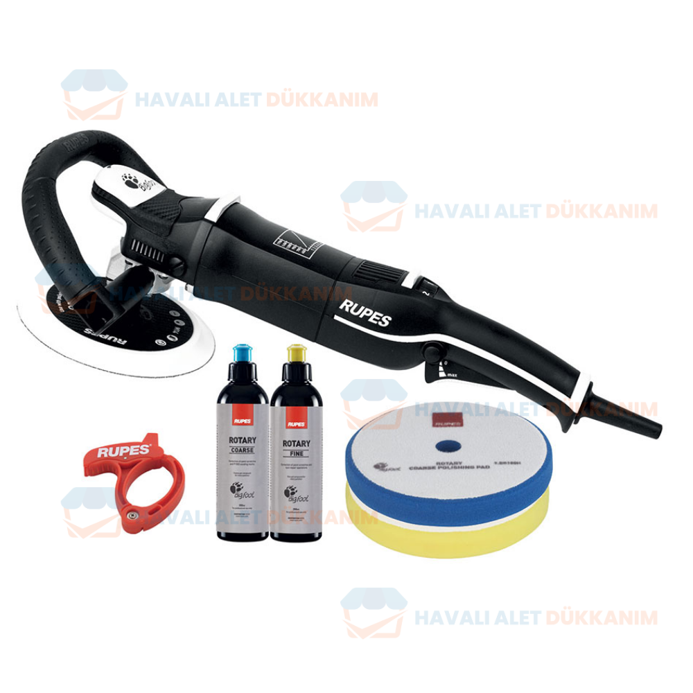 RUPES LH19E/STD Elektrikli Polisaj Makinesi 180 mm