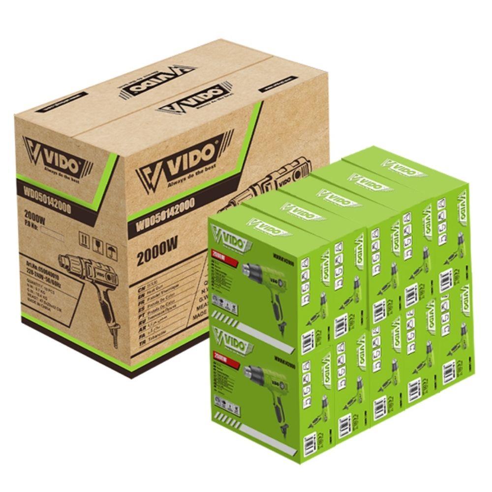 VIDO WD050142000 Ayarlanabilir Sıcak Hava Tabancası 2000W
