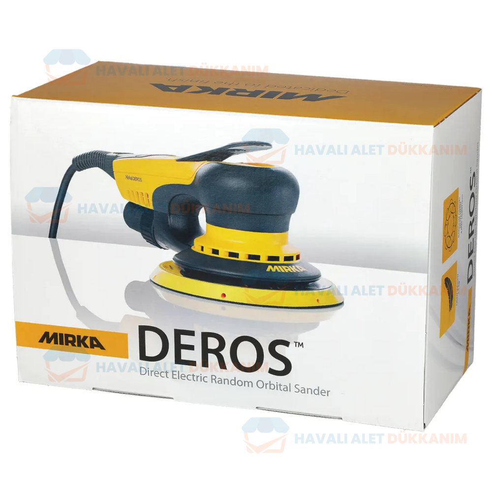 MIRKA DEROS 650CV Elektrikli Zımpara Makinesi 150 mm