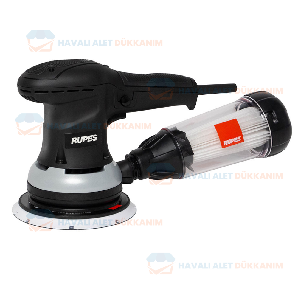 RUPES ER305TE Elektrikli Zımpara Makinesi 150 mm Filtreli