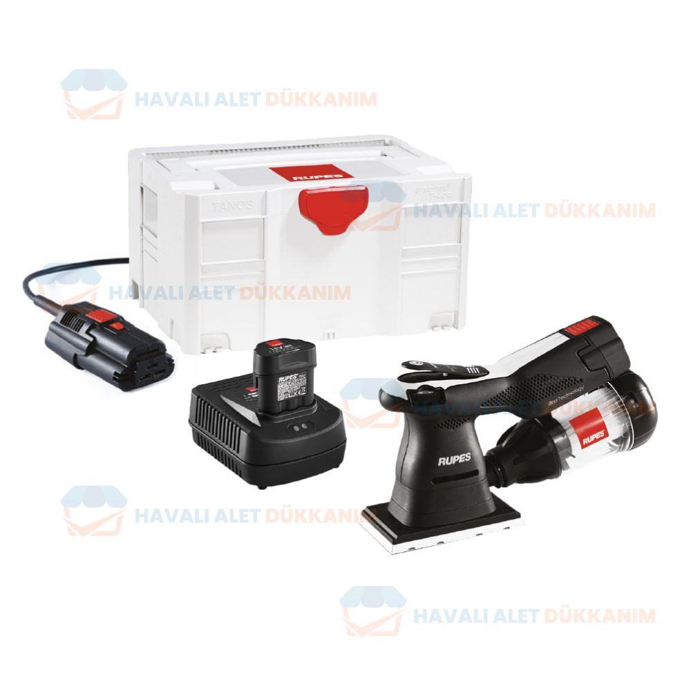 RUPES HSE73/STB Şarjlı Zımpara Makinesi 80x130 mm
