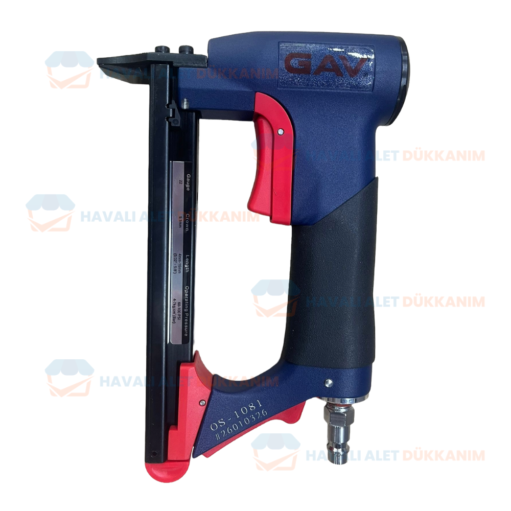 GAV OS-1081 Havalı Zımba Tabancası 6-16 mm