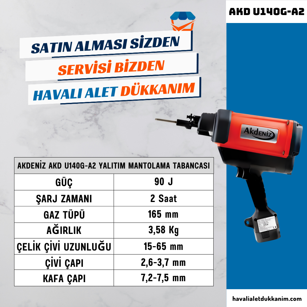 AKDENİZ AKD U140G-A2 Yalıtım Mantolama Tabancası