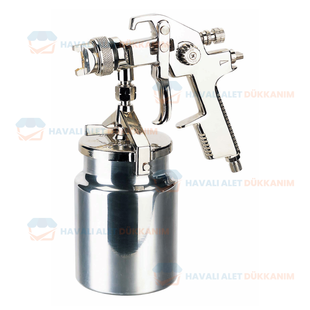 KL PRO AB17S Havalı Alttan Alüminyum Depo Boya Tabancası 1.7 mm