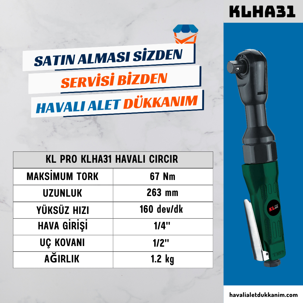 KL PRO KLHA31 Havalı Cırcır