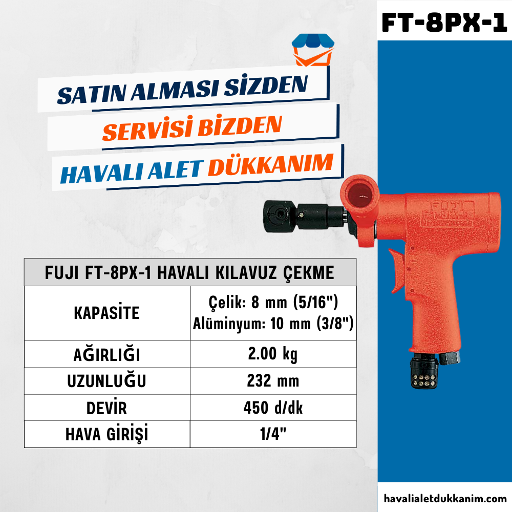 FUJI FT-8PX-1 Havalı Kılavuz Çekme