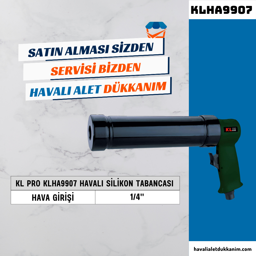 KL PRO KLHA9907 Havalı Silikon Tabancası