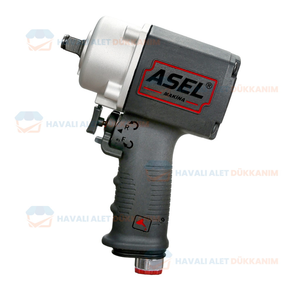 ASEL ASHT4040012 Havalı Mini Somun Sökme Tabancası 1/2