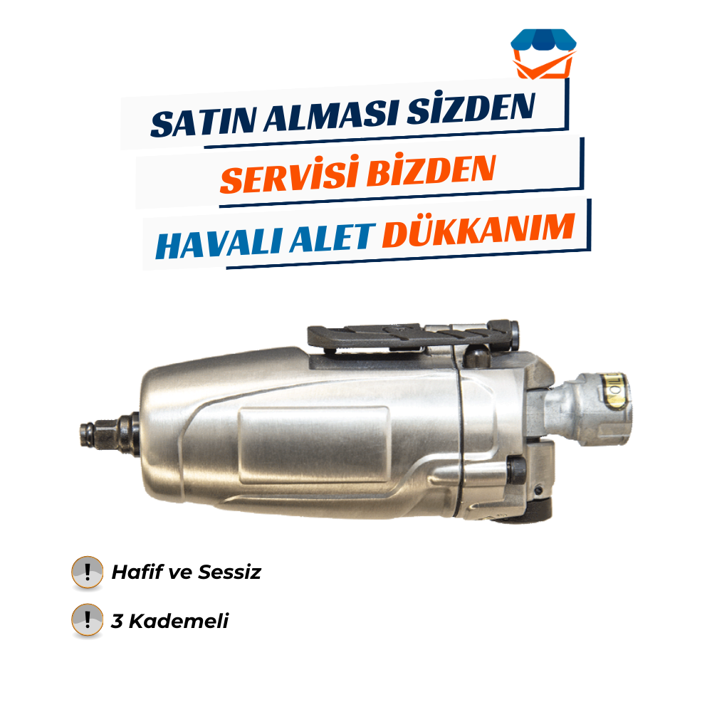 EMAX ET-1221 Havalı Avuç İçi Somun Sökme 1/4