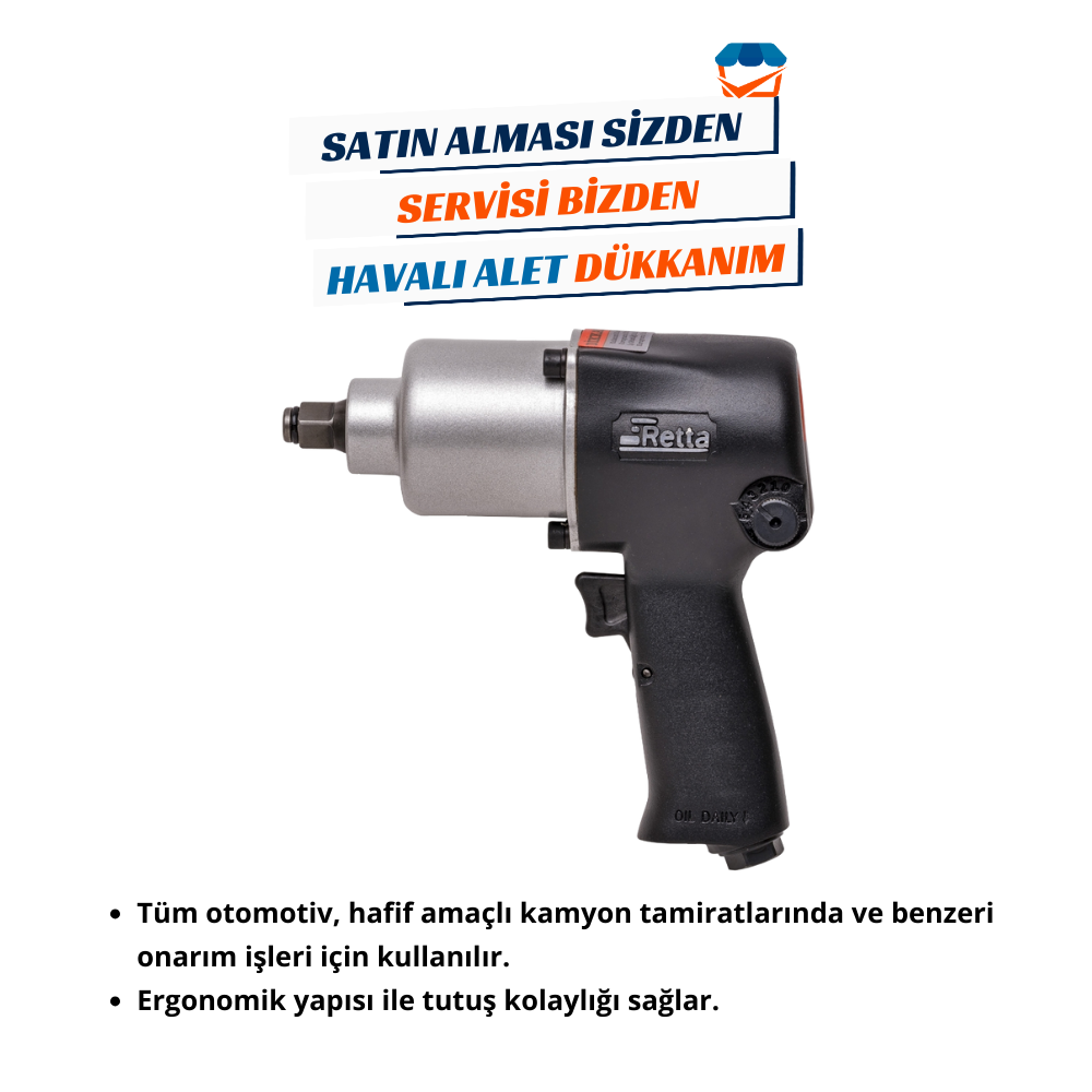RETTA RFD2600 Havalı Somun Sökme 1/2